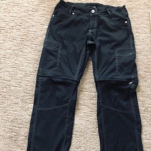 Women’s Kuhl Black Hiking Convertible Pants
